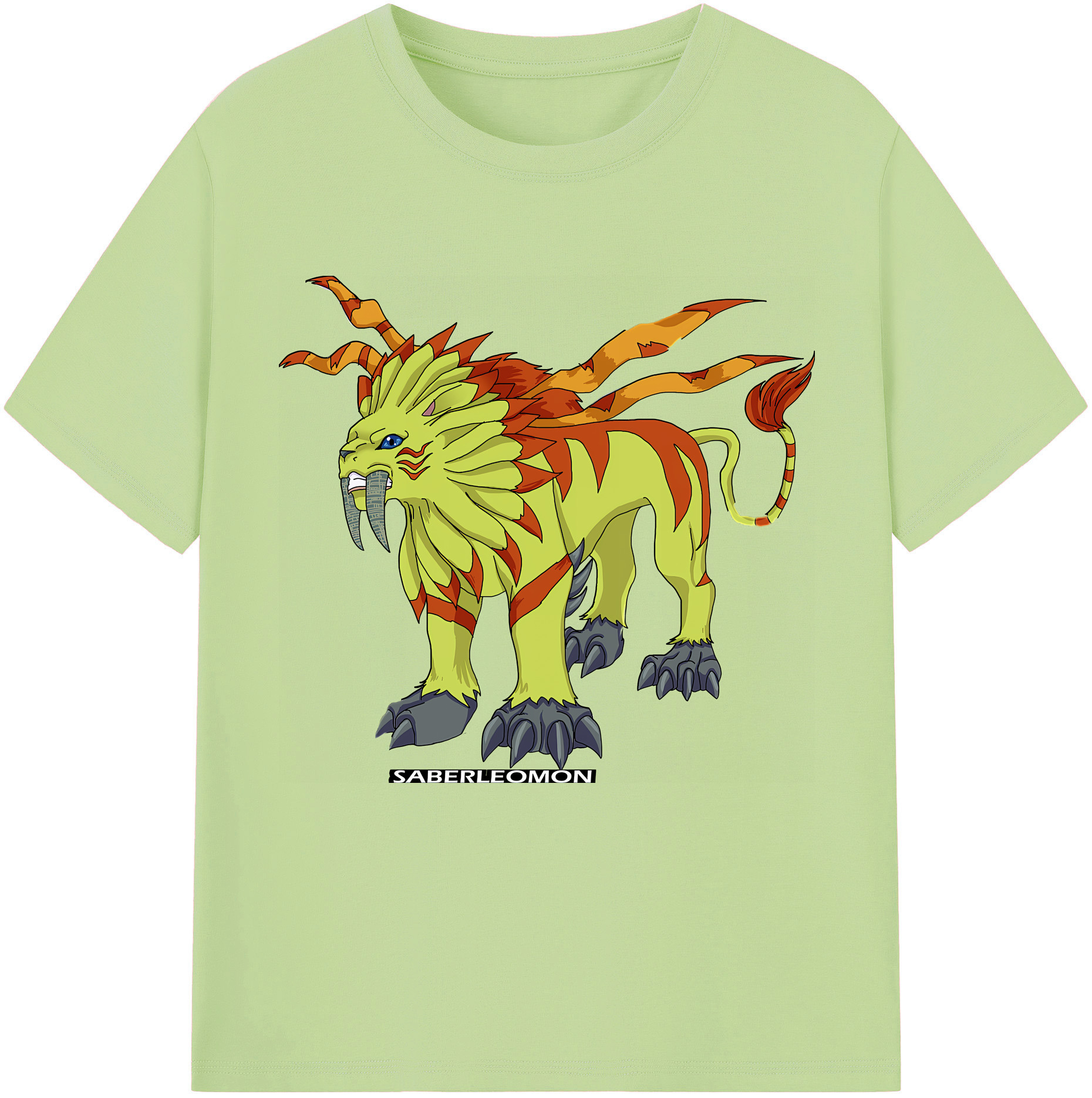 （画像用） Digimon デジタルモンスター/デジモン 綿100％半袖Tシャツ（フロントプリント）